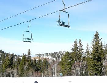 Deer Mountain Chair Lift Ski Mystic Miner