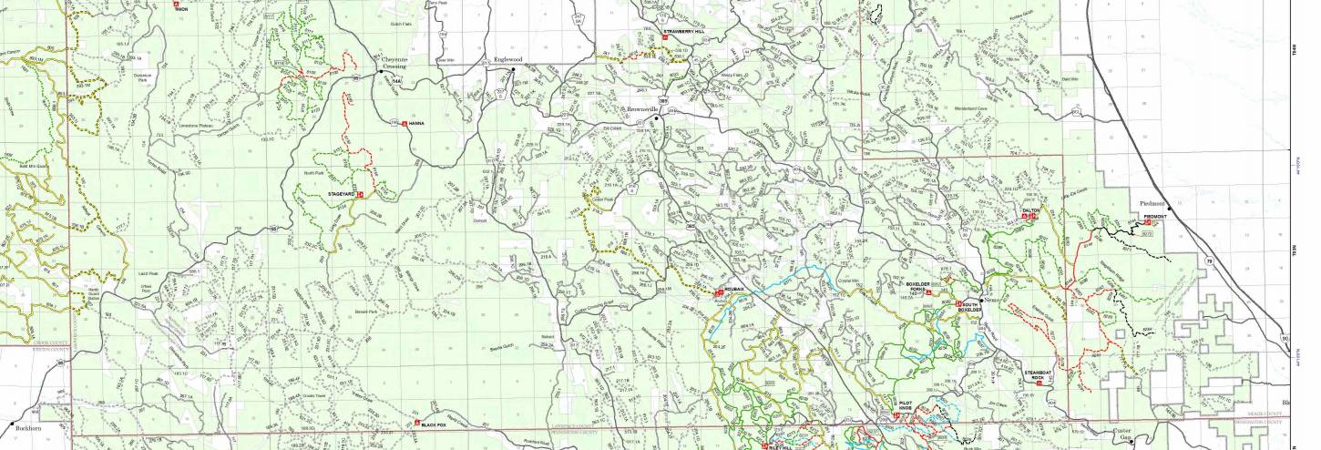 Trail Map Black Hills ATV UTV Motorcycle Trails