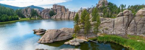 Sylvan Lake Black Hills South Dakota Black Hills Adventure Lodging